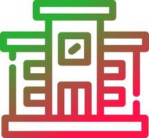 Line Red and Green Gradient vector