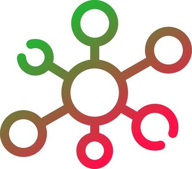 mapa mental creativo icono diseño vector