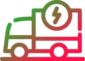 Van Service Creative Icon Design vector