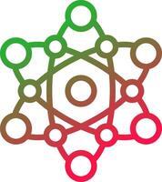 Atom Creative Icon Design vector