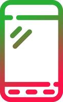 Line Red and Green Gradient vector