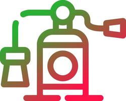 Fire Extinguisher Creative Icon Design vector