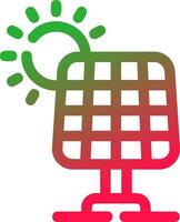 Line Red and Green Gradient vector