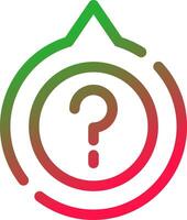 Question Creative Icon Design vector