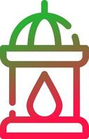 Lantern Creative Icon Design vector