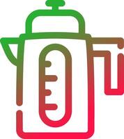 Electric Kettle Creative Icon Design vector