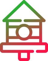 Birdhouse Creative Icon Design vector