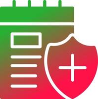 Line Red and Green Gradient vector