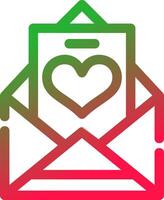 Line Red and Green Gradient vector
