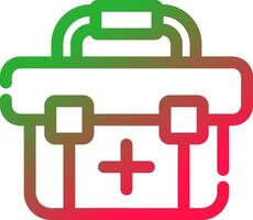 First Aid Kit Creative Icon Design vector