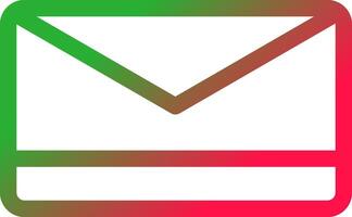 Envelope Creative Icon Design vector