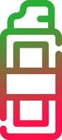 Line Red and Green Gradient vector