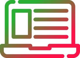 Laptop Creative Icon Design vector
