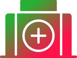 Line Red and Green Gradient vector