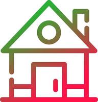 Line Red and Green Gradient vector
