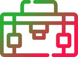 Line Red and Green Gradient vector