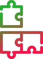 Puzzle Creative Icon Design vector