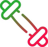 Line Red and Green Gradient vector