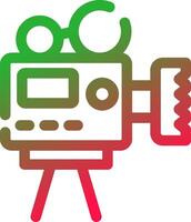 Video Camera Creative Icon Design vector