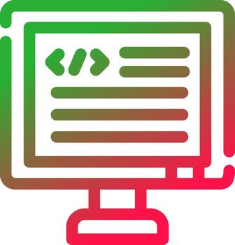 diseño de icono creativo de código vector