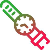 diseño de icono creativo de reloj de pulsera vector