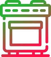 Oven Creative Icon Design vector