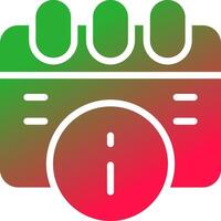 Line Red and Green Gradient vector