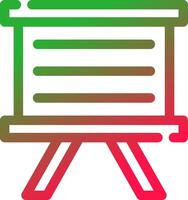 White Board Creative Icon Design vector