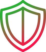 Line Red and Green Gradient vector