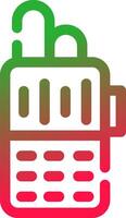 Line Red and Green Gradient vector