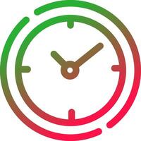 Line Red and Green Gradient vector