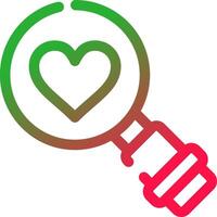 Line Red and Green Gradient vector