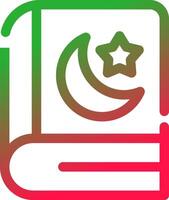 diseño de icono creativo de quran vector