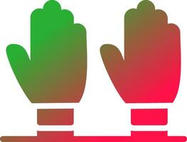 Line Red and Green Gradient vector