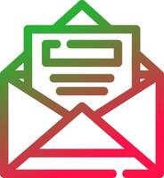 Open Email Creative Icon Design vector