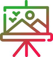 Canvas Creative Icon Design vector