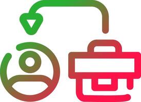 B2C Creative Icon Design vector