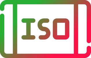 Iso Creative Icon Design vector