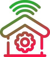 Home Automation Creative Icon Design vector