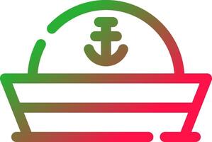 Sailor Hat Creative Icon Design vector