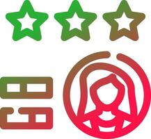 Review Creative Icon Design vector