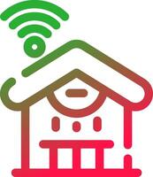 Infrared Sensor Creative Icon Design vector