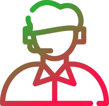 Operator Creative Icon Design vector