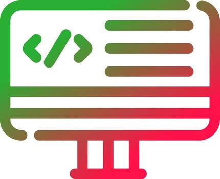 Web Programming Creative Icon Design vector