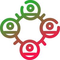Global Network Creative Icon Design vector