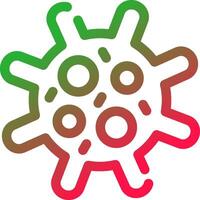Line Red and Green Gradient vector