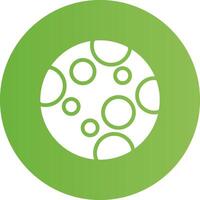 Glyph Circle light green Gradient vector