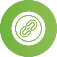 Glyph Circle light green Gradient vector