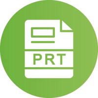 PRT Creative Icon Design vector