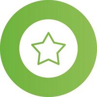 Glyph Circle light green Gradient vector